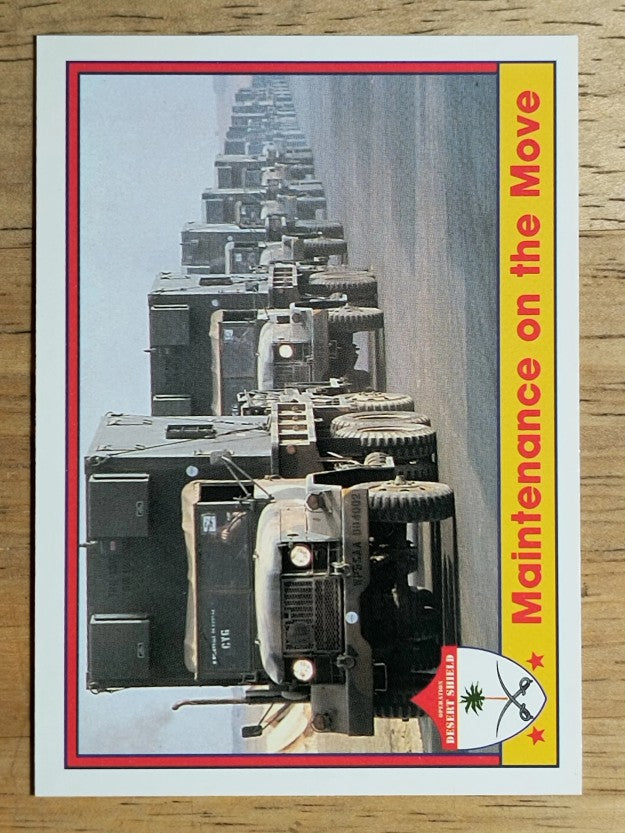 1991 Pacific Operation Desert Shield #37 Maintenance on the Move