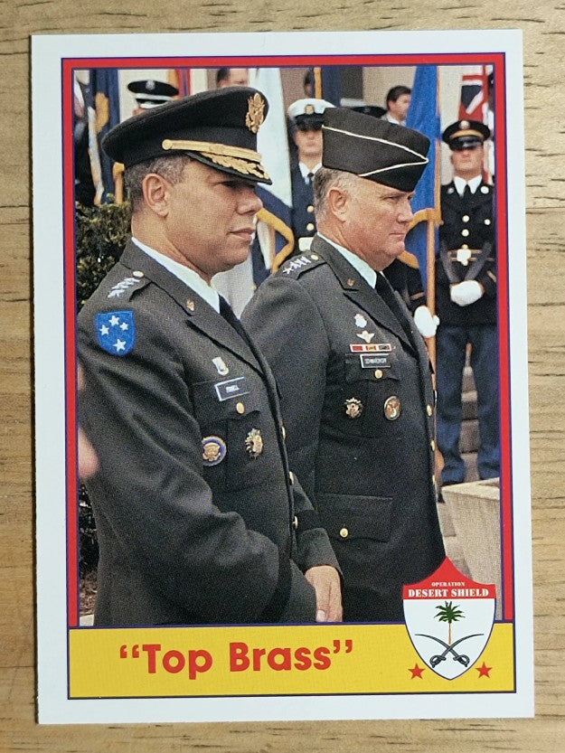 1991 Pacific Operation Desert Shield #46 Top Brass