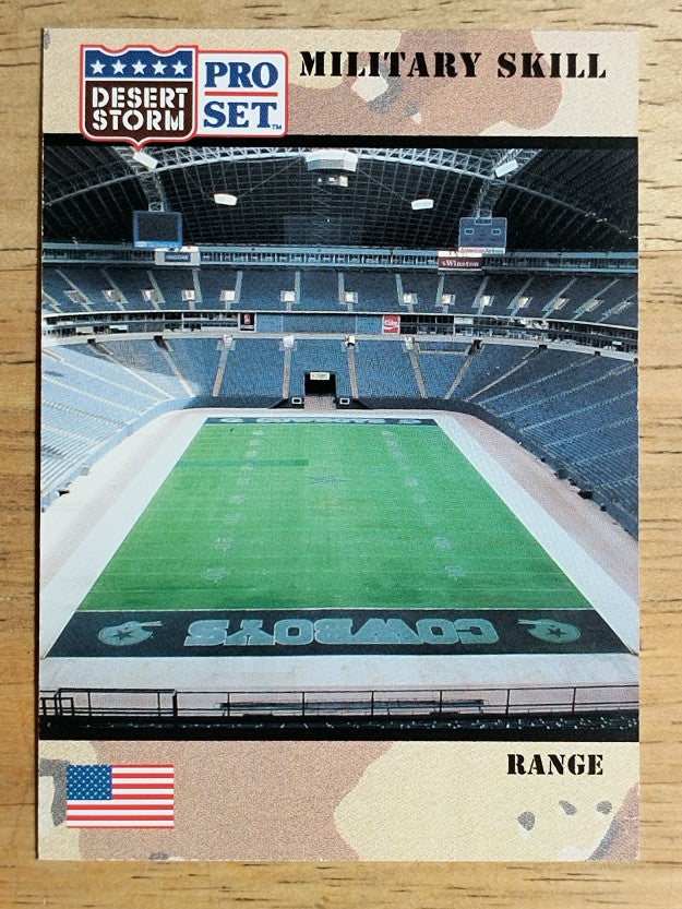 1991 Pro Set Desert Storm #172 Range
