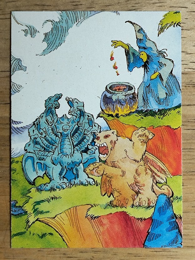 1991 Monster in My Pocket Monster Island Stickers #10 Puzzle row 2, column 4