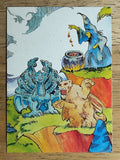 1991 Monster in My Pocket Monster Island Stickers #10 Puzzle row 2, column 4