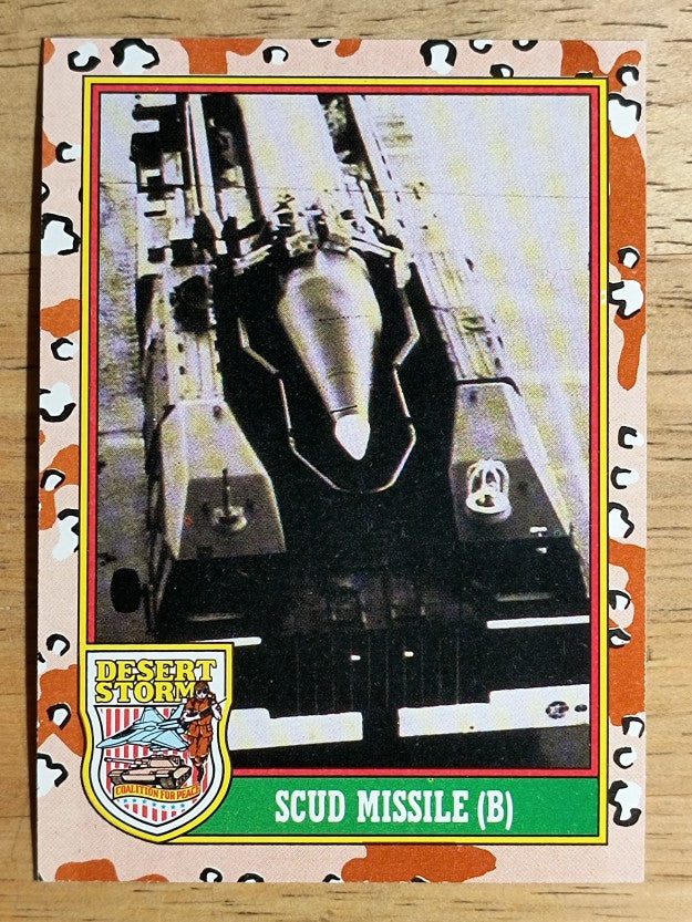 1991 Topps Desert Storm #51 SCUD Missile (B)