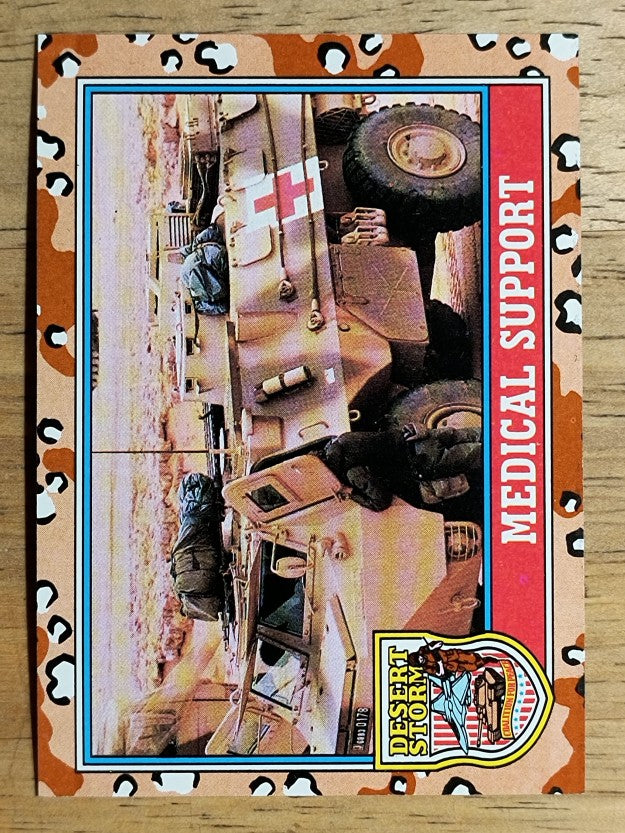 1991 Topps Desert Storm #153 Medical Support