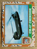 1991 Topps Desert Storm Brown Logo #12 CH-47 Chinook