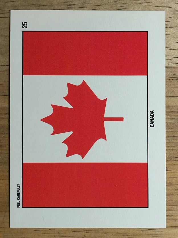 1991 Topps Desert Storm Stickers #25 Canada