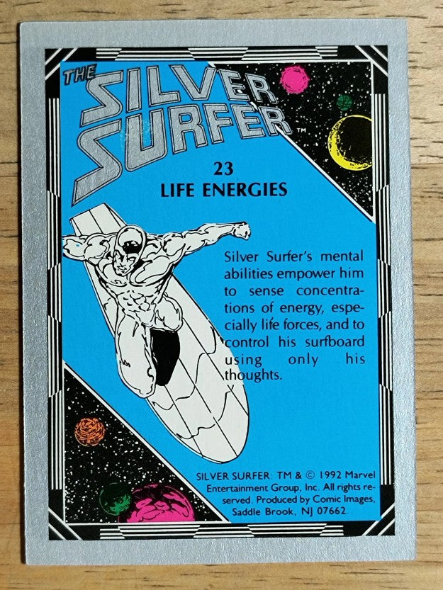 1992 Comic Images Silver Surfer #23 Life Energies