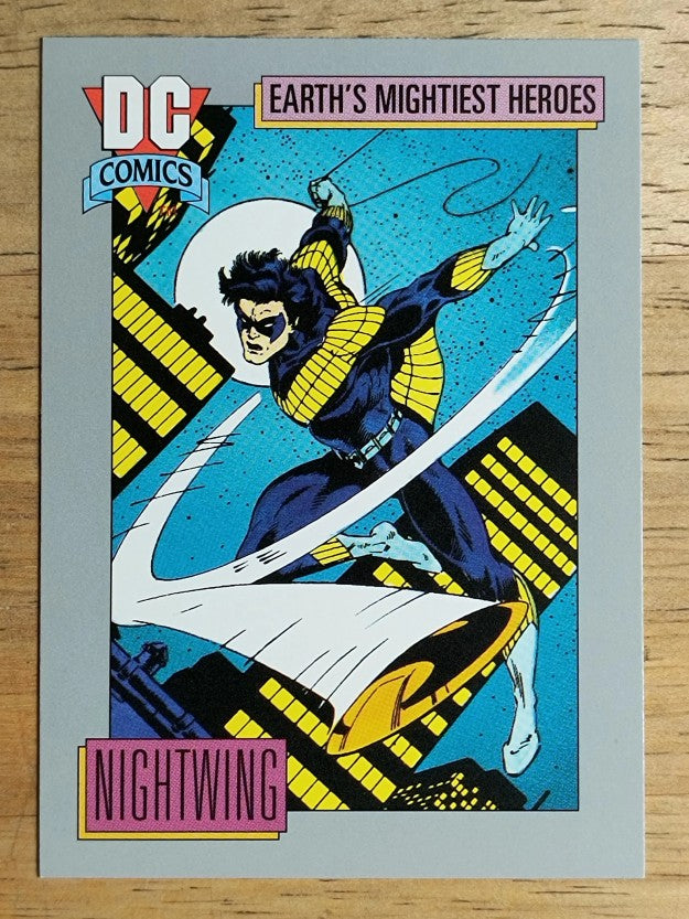 1992 Impel DC Comics Cosmic #65 Nightwing's Stun Disks and Gas Mask