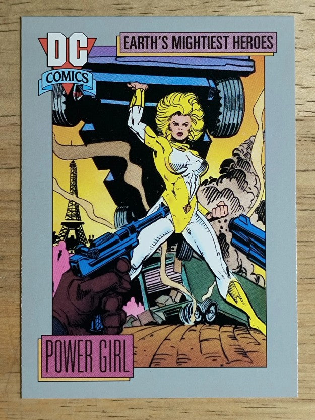 1992 Impel DC Comics Cosmic #71 Karen Starr's Company, Starrware, Inc.