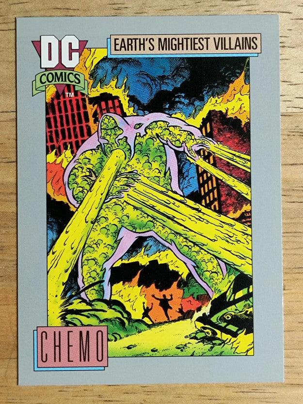 1992 Impel DC Comics Cosmic #86 Professor Norton, Chemo's Creator