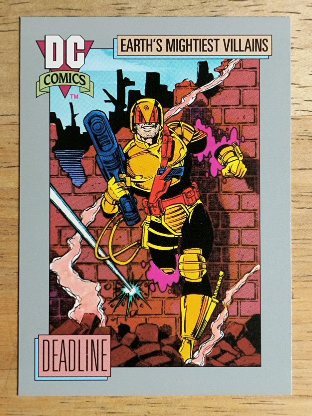 1992 Impel DC Comics Cosmic #90 Deadline's Energy Rifle
