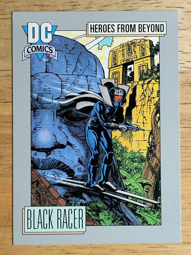 1992 Impel DC Comics Cosmic #115 The Black Racer's Skis of Death