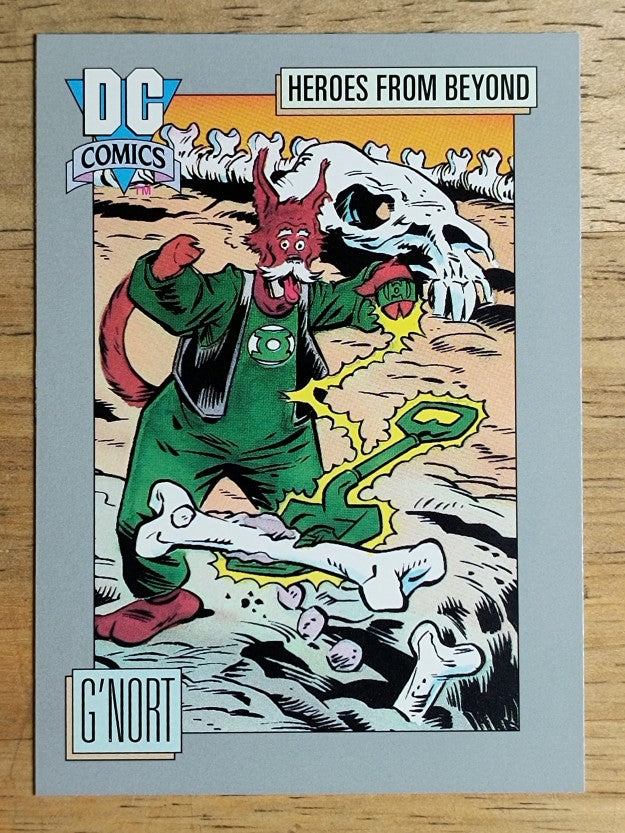 1992 Impel DC Comics Cosmic #117 G'nort's Custom-Designed Power Ring