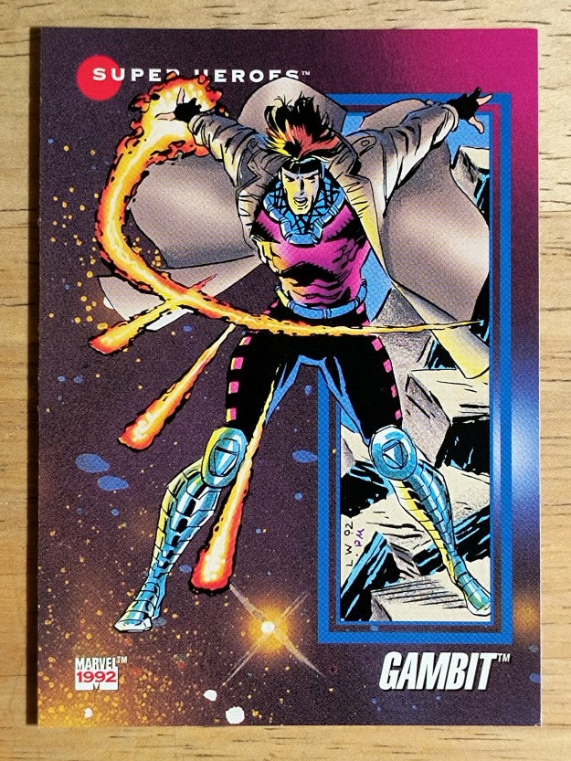1992 Impel Marvel Universe III #4 Gambit