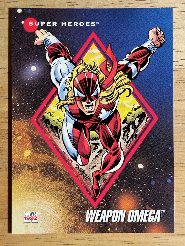 1992 Impel Marvel Universe III #8 Weapon Omega