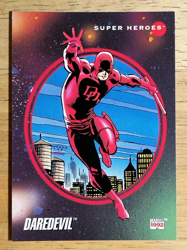 1992 Impel Marvel Universe III #20 Daredevil