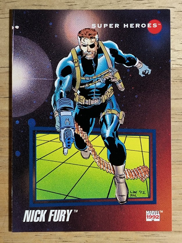 1992 Impel Marvel Universe III #40 Nick Fury