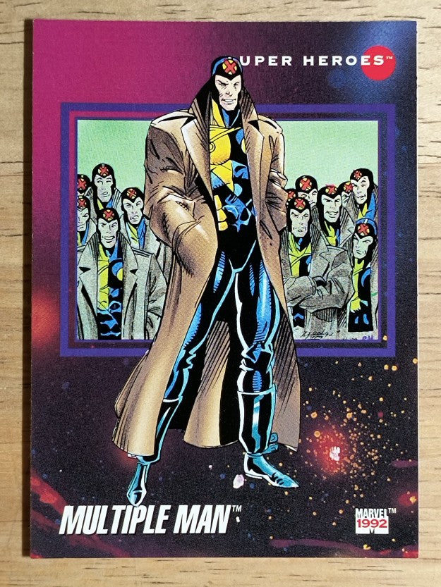 1992 Impel Marvel Universe III #43 Multiple Man