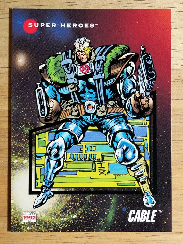 1992 Impel Marvel Universe III #50 Cable