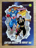 1992 Impel Marvel Universe III #80 Captain America/Nomad
