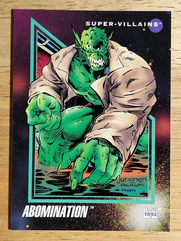 1992 Impel Marvel Universe III #101 Abomination