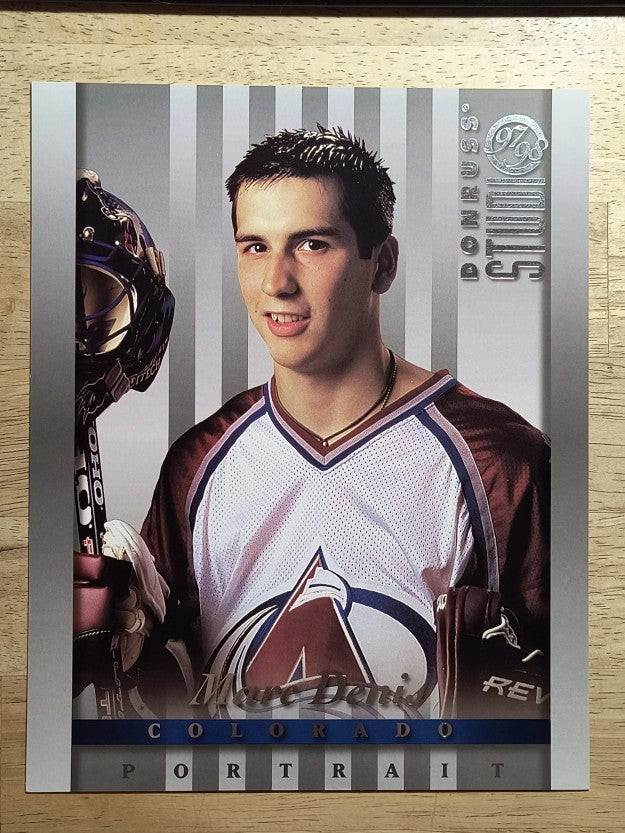 1997-98 Studio Portraits 8x10 #26 Marc Denis