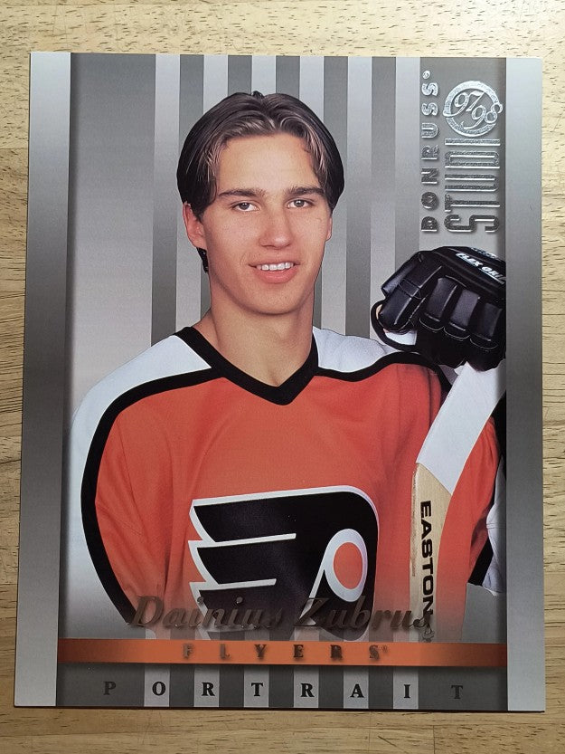 1997-98 Studio Portraits 8x10 #27 Dainius Zubrus