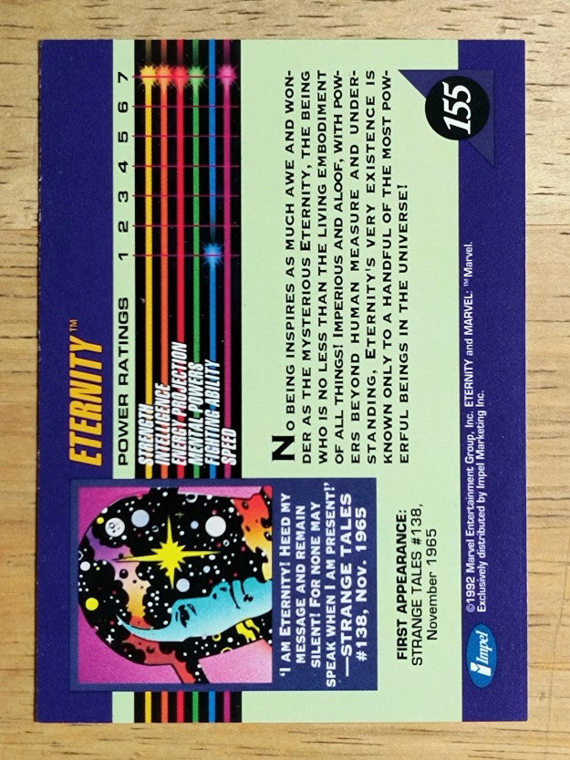 1992 Impel Marvel Universe III #155 Eternity