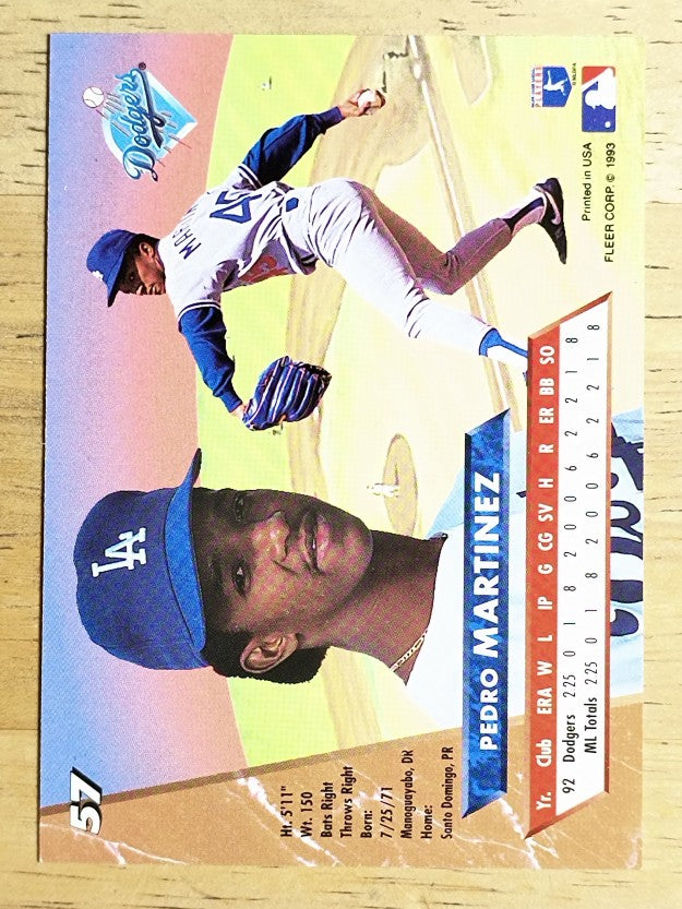 1993 Ultra #57 Pedro Martinez