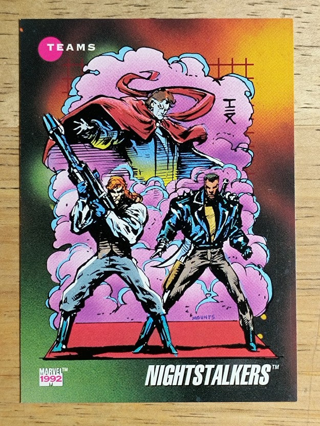1992 Impel Marvel Universe III #177 Nightstalkers