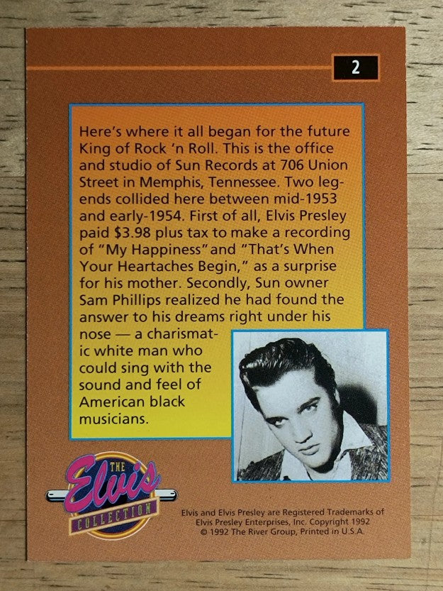 1992 River Group The Elvis Collection #2 Where It All Began
