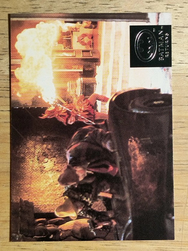 1992 Stadium Club Batman Returns #25 The creation of the enormous