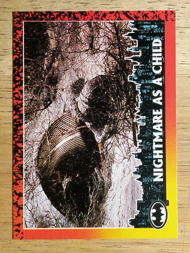 1992 Topps Batman Returns #6 Nightmare as a Child