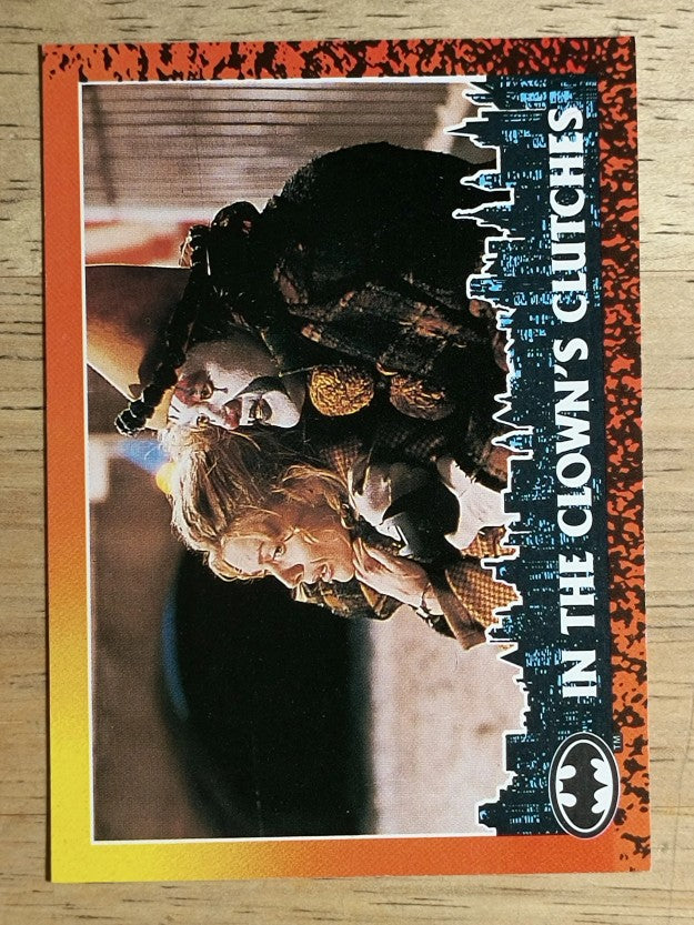 1992 Topps Batman Returns #21 In the Clown's Clutches