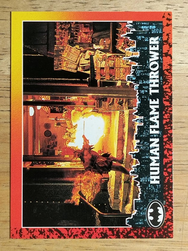 1992 Topps Batman Returns #23 Human Flame Thrower