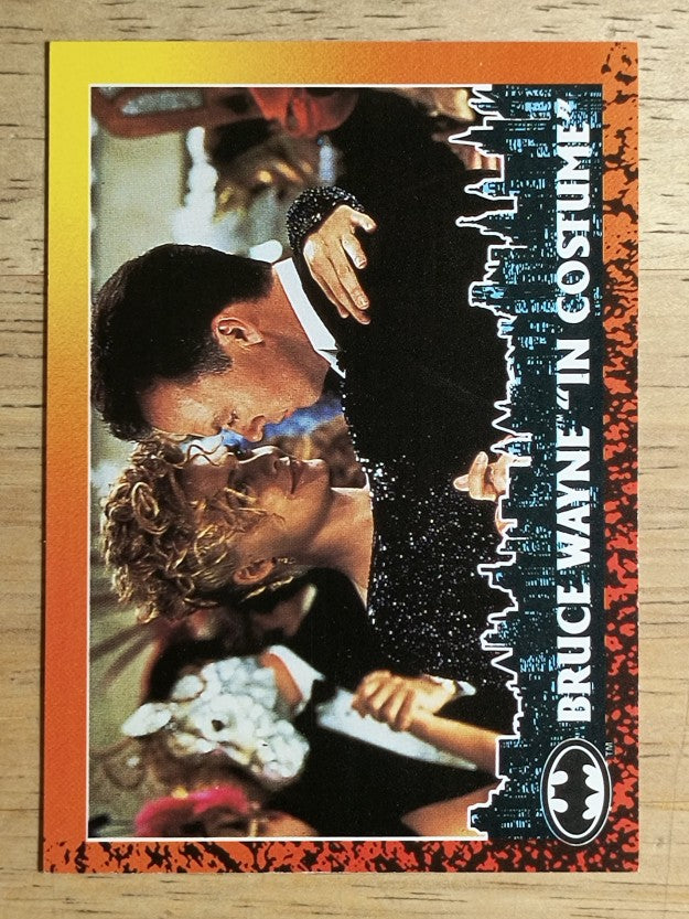1992 Topps Batman Returns #65 Bruce Wayne In Costume