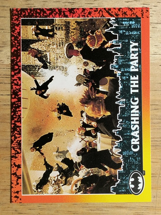 1992 Topps Batman Returns #66 Crashing the Party