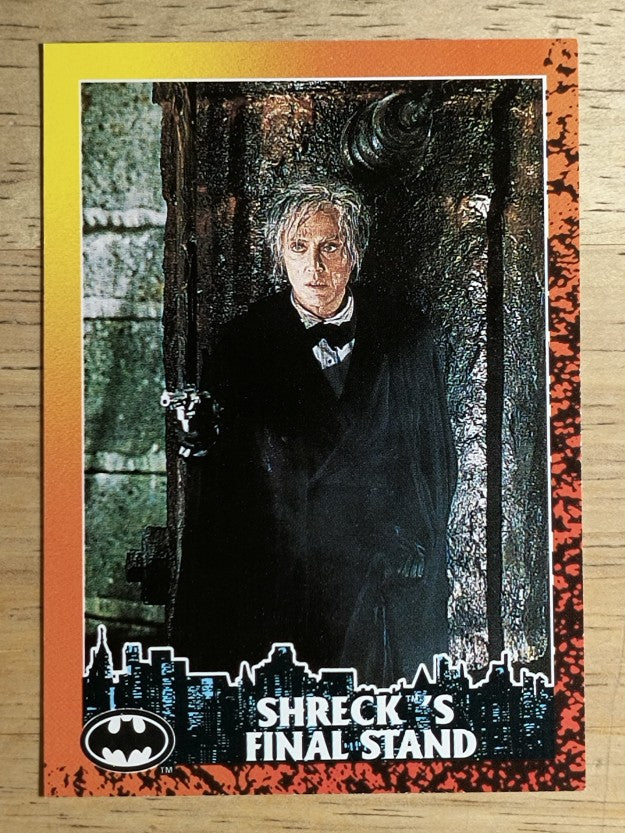 1992 Topps Batman Returns #84 Shreck's Final Stand