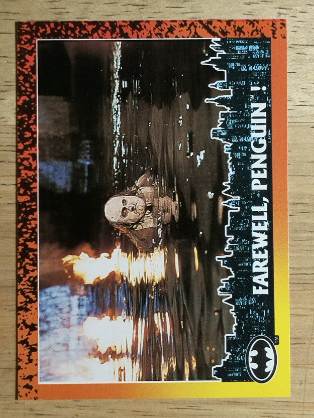 1992 Topps Batman Returns #88 Farewell, Penguin