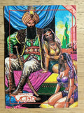 1992 Topps Bram Stoker's Dracula Vlad the Impaler Puzzle 4 Alfredo Alcala (POOR)