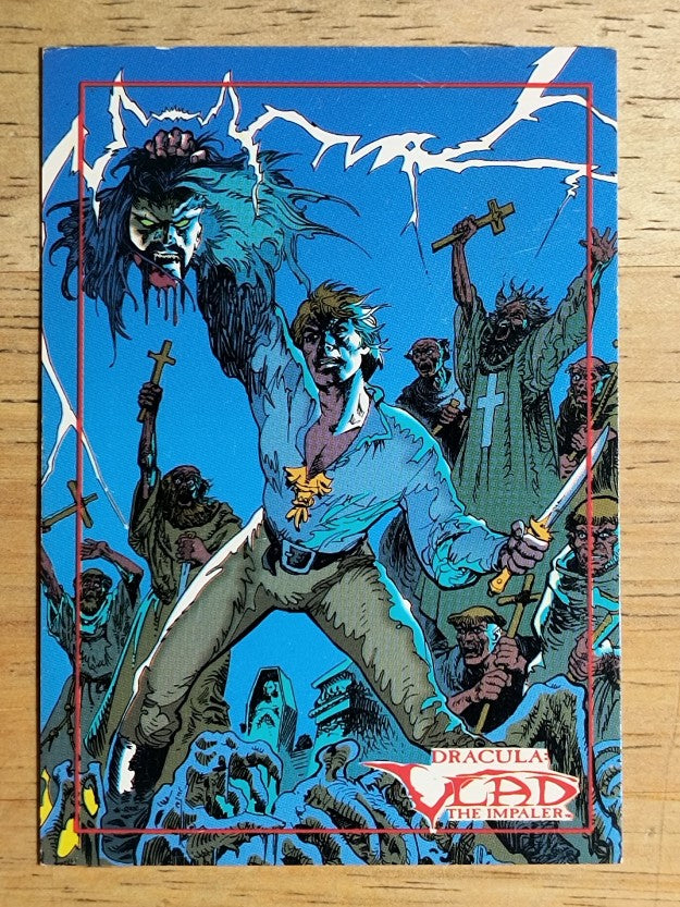 1992 Topps Bram Stoker's Dracula Vlad the Impaler Puzzle #6 Esteban Maroto (VG)