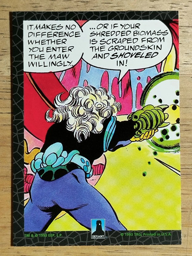 1993 The River Group Plasm Zero #8 Inked by Michael Witherby