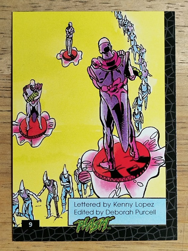 1993 The River Group Plasm Zero #9 Lettered by Kenny Lopez