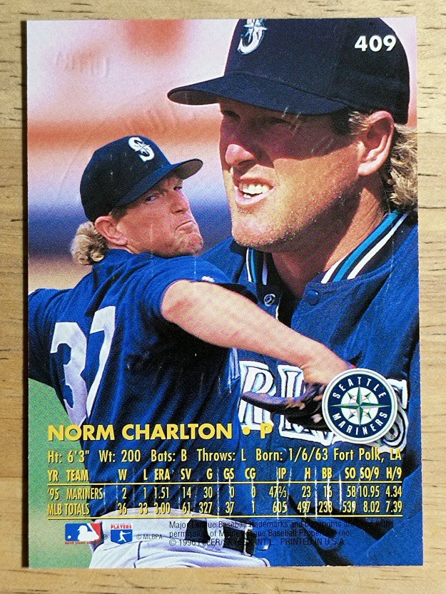 1996 Ultra Gold Medallion #409 Norm Charlton
