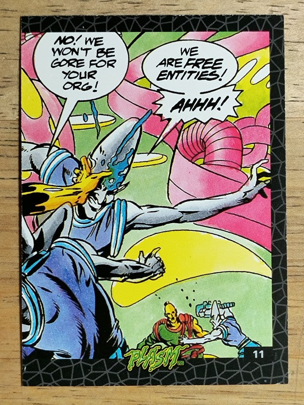 1993 The River Group Plasm Zero #11 No! We won't be gore for your Org!