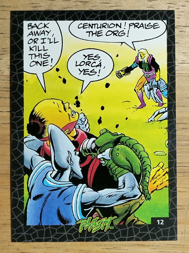 1993 The River Group Plasm Zero #12 Back away, or I'll kill this one!