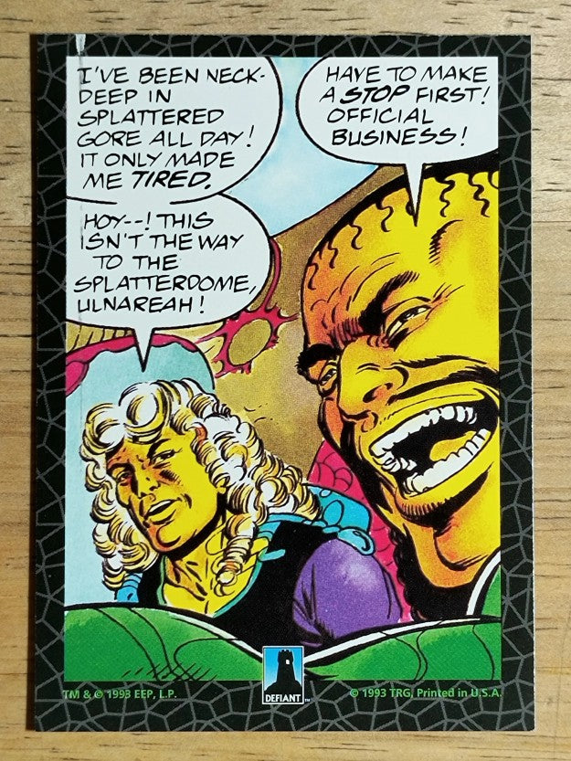 1993 The River Group Plasm Zero #15 How lucky these infidels are