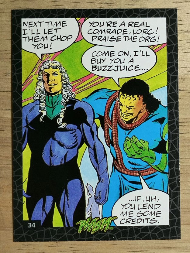 1993 The River Group Plasm Zero #34 Next time I'll let them chop you!