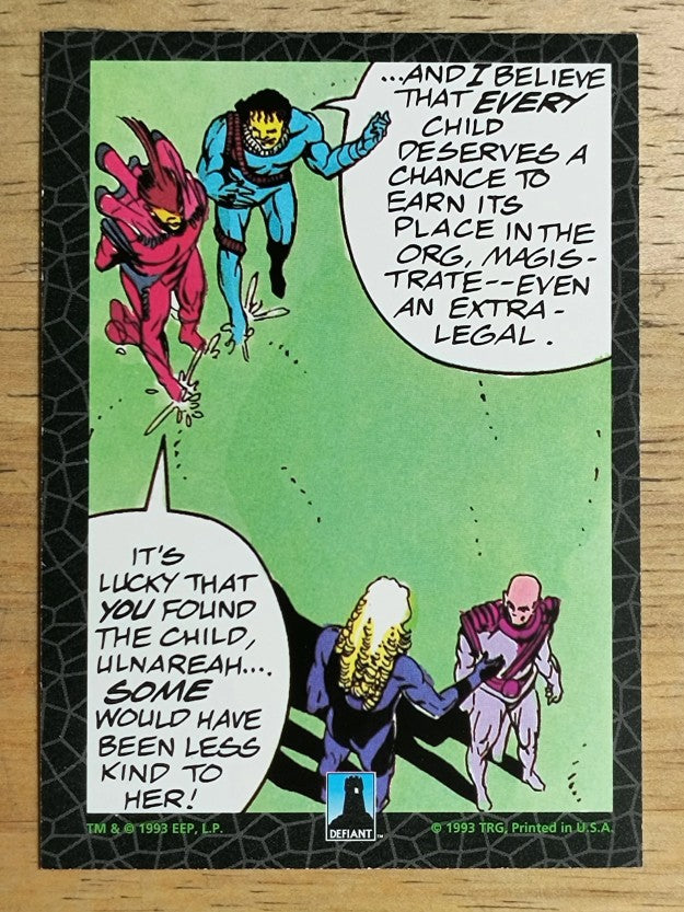 1993 The River Group Plasm Zero #37 Too far... He's gone too far.