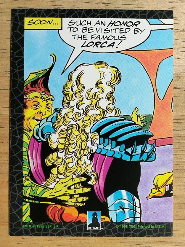 1993 The River Group Plasm Zero #54 May I ask why a command-rank officer wis