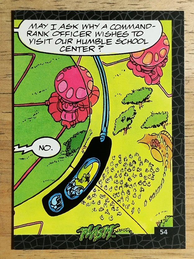 1993 The River Group Plasm Zero #54 May I ask why a command-rank officer wis